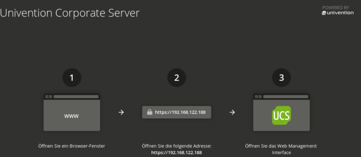 UCS-Administration: System-Willkommens-Dashboard